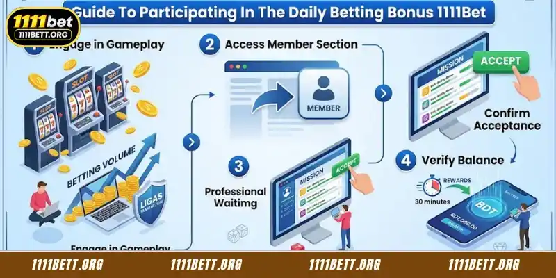 How to participate in the first deposit bonus program at 1111Bet