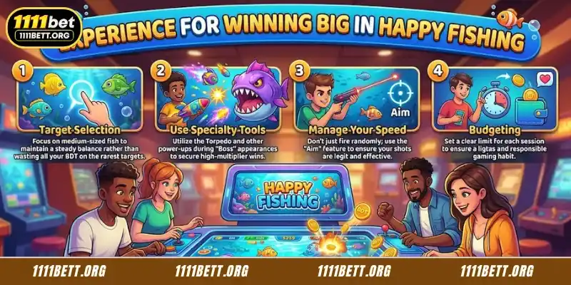 Secrets to winning big in the Happy Fishing game