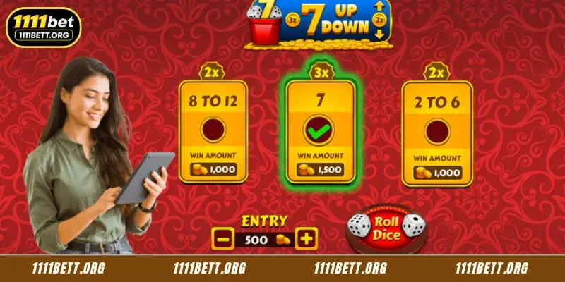 Steps to Place Bets in 7 Up 7 Down