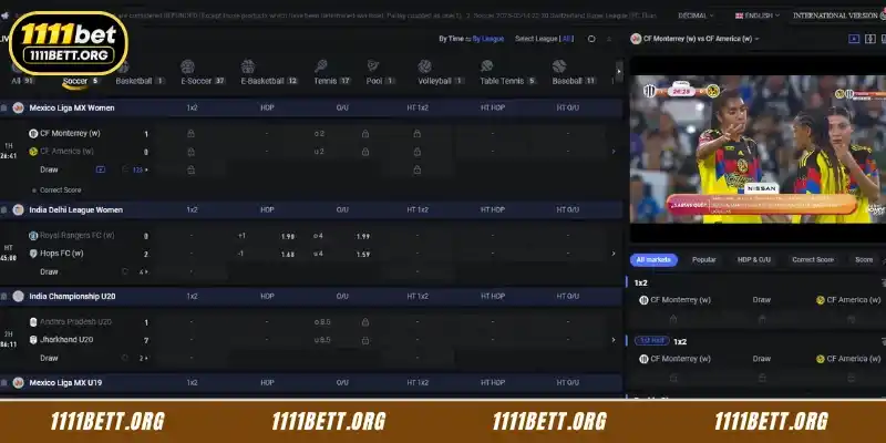 Tips for winning big when playing BTi Sports at 1111Bet